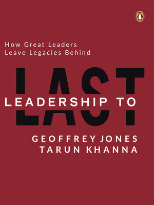 cover image of Leadership to Last